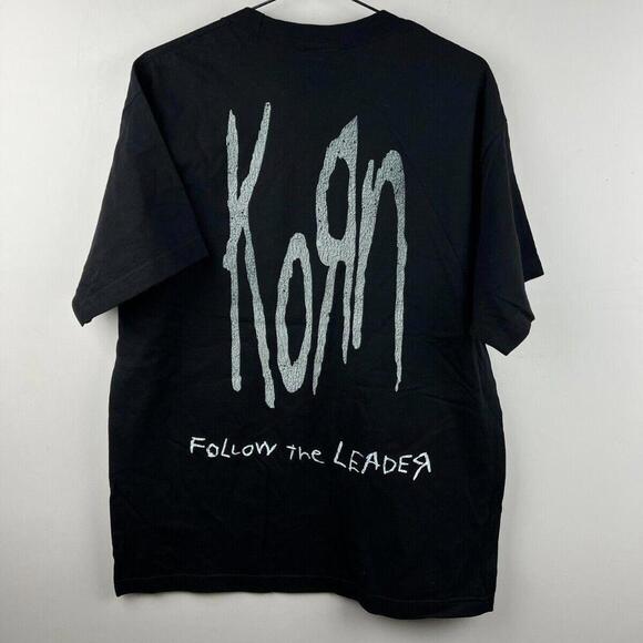 Korn - Follow The Leader T-Shirt  - Size XL Band Tee - Black - Picture 3 of 5